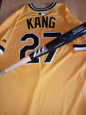 Name:  Jung Ho Kang 2016 gold backMarucci bat across number  tags game worn Pittsburgh Pirates jersey -.jpg
Views: 360
Size:  17.5 KB